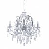 ITALUX BAROCCO CHROME MD72709-6A LAMPA WISZĄCA CHROM ŚWIECZNIKOWA 
