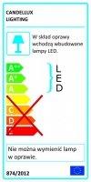PARTY LISTWA 2X3W LED RGB GŁÓWKA OKRĄGŁA 1E Z PRZEGUBEM KD SYSTEM CHROM