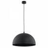 LAMPA WISZĄCA CZARNA METALOWA KOPUŁA CZARNA ZE ZŁOTYM ŚRODKIEM DO KUCHNI NAD STÓŁ ARGON BONITA ARGON BONITA 8242