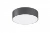 AZZARDO CASPER ROUND IP54 AZ4493 LAMPA SUFITOWA ZEWNĘTRZNA SZARA KOŁO 4000K