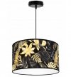 Lampa abażur wzór kwiaty - GOLD FLOWERS 2300/1/35 LIGHT HOME