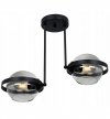Lampa wisząca ze szklanymi kloszami - RING 2340/2/G LIGHT HOME