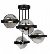 Lampa sufitowa ze szklanymi kloszami - RING 2340/4/G LIGHT HOME
