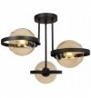 Lampa sufitowa ze szklanymi kloszami - RING HAGA 2345/3/M LIGHT HOME