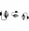 Kinkiet nowoczesny - RING HAGA 2346/K/G LIGHT HOME