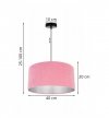Lampa wisząca z abażurami - MEDIOLAN 2365/1/RC LIGHT HOME