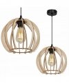 Zwis wiszący pojedynczy dekoracyjny - TIMBER 2361/1 LIGHT HOME