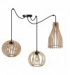 Lampa wisząca nowoczesna - SPIDER TIMBER 2360/3/MIX LIGHT HOME