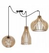 Lampa wisząca nowoczesna - SPIDER TIMBER 2361/3/MIX LIGHT HOME