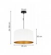Lampa wisząca z abażurami - MEDIOLAN 2360/1/35/BZ LIGHT HOME