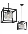 Lampa wisząca nowoczesna - CRYSTAL CAGE 2370/1/C LIGHT HOME