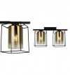 Lampa sufitowa ze szklanymi kloszami - HELLA CAGE 2365/2/Z LIGHT HOME