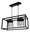 Lampa wisząca nowoczesna - RASTI CAGE 2370/2 LIGHT HOME
