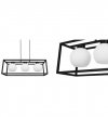 Lampa wisząca ze szklanymi kloszami - ELIZA CAGE 2370/3 LIGHT HOME
