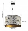 Lampa wisząca z abażurami - WERONA 2405/1/45 LIGHT HOME