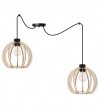 Zwis wiszący pojedynczy dekoracyjny - SPIDER TIMBER 2359/2 LIGHT HOME