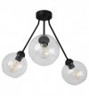 Lampa sufitowa TRIO HAGA, podsufitka, metal, szklane klosze LIGHT HOME