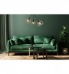 Lampa sufitowa TRIO SANTOS loft, druciak, metalowa konstrukcja, złoto, 3 klosze LIGHT HOME