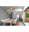 Lampa wisząca na okrągłej podsufitce 30 cm z 3 drewnianymi kloszami 23 cm o oryginalnym kształcie, E27 LIGHT HOME