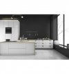 Regulowane reflektory sufitowe na czarnej listwie 35 cm, spoty 5,5 cm w kolorze czarno-srebrnym z chromowaniem, GU10 LIGHT HOME