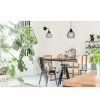 Kinkiet ścienny na zaokrąglonym ramieniu, klosz druciany metalowy czarny 18 cm z czarnym wykończeniem, E27 LIGHT HOME
