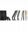 Lampa wisząca NUVOLA, z regulacją, klosz druciak, czarna, E27 LIGHT HOME