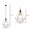 Lampa LOFT Industrialna - FUSION 1546/1/D