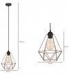 Lampa LOFT Industrialna - FUSION 1546/1