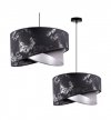 Lampa Wisząca z Abażurem Żyrandol w Stylu Glamour E27 WERONA LIGHT HOME