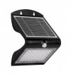 Lampka ogrodowa solarna BUTTERFLY, LED, czarna, czujnik PIR, czujnik zmierzchu, 3,2W