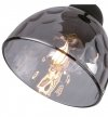 Lampa wisząca VENICE, sufitowa, czarna listwa loft do jadalni, kuchni, salonu, kolorowa, szklana