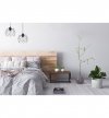 Lampa sufitowa STELLA, wisząca, podwójny żyrandol typu listwa, klosze chrom, do kuchni i salonu