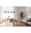 Lampa wisząca SIENA, sufitowa, żyrandol nad stół do kuchni, jadalni, salonu, kolorowy, szklany, loft