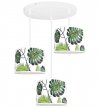 Lampa abażur materiałowa - DAKA 2110/3OW LIGHT HOME