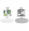 Lampa abażur materiałowa - DAKA 2110/3OW LIGHT HOME