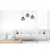 LAMPA SUFITOWA Z KRYSZTAŁKAMI CZARNA CRYSTAL HOME LIGHT HOME