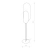 NOWODVORSKI WHEEL LUX 7646 LAMPA PODŁOGOWA CZARNO ZŁOTA