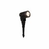 LAMPA GRUNTOWA CZARNY REFLEKTOR WBIJANY W ZIEMIĘ NOWODVORSKI SPIKE LED M 9100
