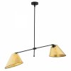 ARGON ARGON CLAVA 897 LAMPA WISZĄCA 2 PŁ. ZŁOTY, CZARNY STRUKTURA