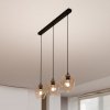 LAMPA WISZĄCA CZARNA NAD STÓŁ DO KUCHNI JADALNI SALONU EMIBIG ISTAR 3 BL MIODOWY