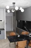 LAMPA WISZĄCA NOWOCZESNA KULE BIAŁE EMIBIG PREGOS 6 BLACK