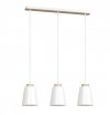 LAMPA WISZĄCA METALOWA NAD STÓŁ EMIBIG BOLERO 3 WHITE