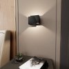 KINKIET DEKORACYJNY METALOWY DO SALONU SYPIALNI EMIBIG FROST BLACK