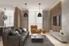 LAMPA WISZĄCA METALOWA KOPUŁA NAD STÓŁ WYSPĘ EMIBIG LENOX 1 BLACK / GOLD
