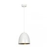 LAMPA WISZĄCA METALOWA KOPUŁA NAD STÓŁ WYSPĘ EMIBIG LENOX 1 WHITE / GOLD