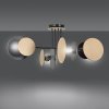 LAMPA WISZĄCA NOWOCZESNA Z DREWNEM EMIBIG ZITA 4 BLACK