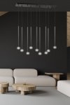 LAMPA WISZĄCA TUBA NAD STÓŁ BAR WYSPĘ DO KUCHNI JADALNI EMIBIG SELTER 9 BLACK