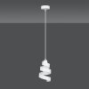 LAMPA WISZĄCA DEKORACYJNA NAD STÓŁ SPIRALA EMIBIG SAGA 1 WHITE