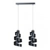 LAMPA WISZĄCA DEKORACYJNA NAD STÓŁ SPIRALA EMIBIG SAGA 2 BLACK