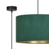 LAMPA CZARNA Z ABAŻUREM BUTELKOWA ZIELEŃ EMIBIG HILDE 1 BL GREEN